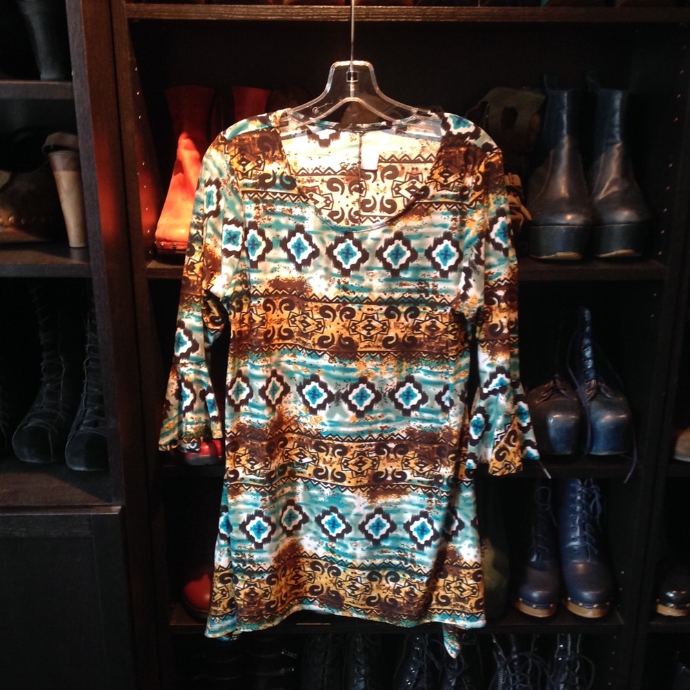 Bell-sleeve top